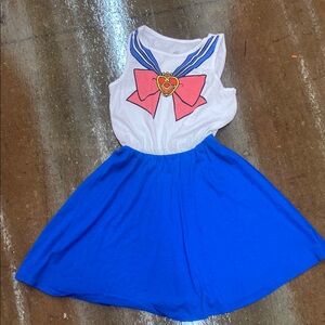 Sailor moon cosplay cotton dress one piece women’s sz small